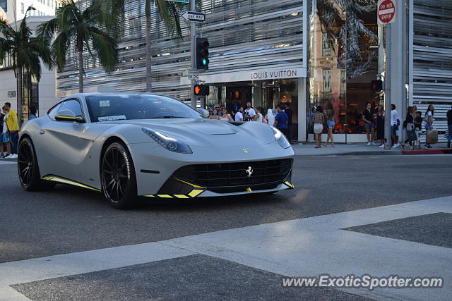 Ferrari F12 spotted in Beverly Hills, California