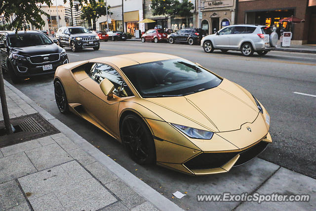 Lamborghini Huracan spotted in Beverly Hills, California