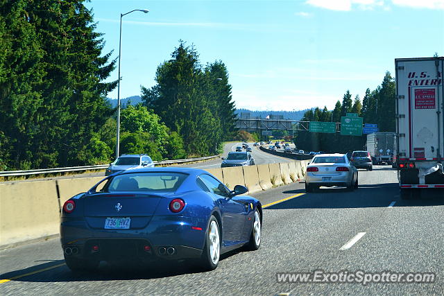 Ferrari 599GTB spotted in Oregon City, Oregon