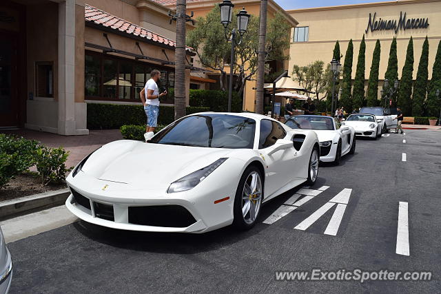 Ferrari 488 GTB spotted in Newport Beach, California