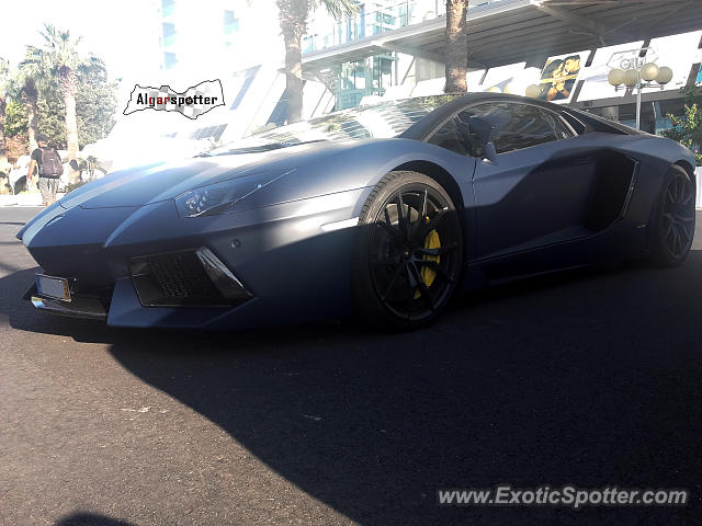 Lamborghini Aventador spotted in Vilamoura, Portugal