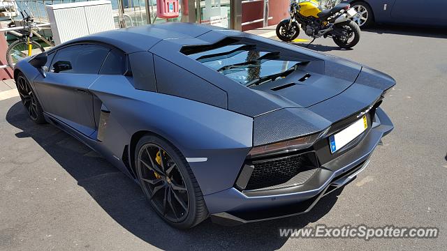 Lamborghini Aventador spotted in Vilamoura, Portugal