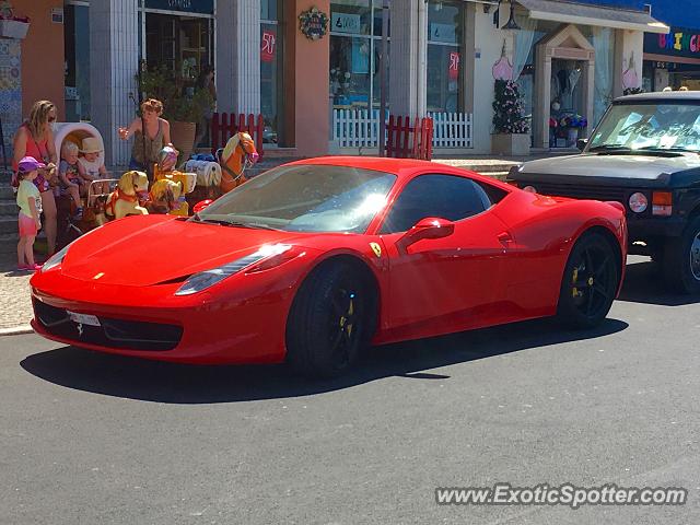 Ferrari 458 Italia spotted in Vilamoura, Portugal