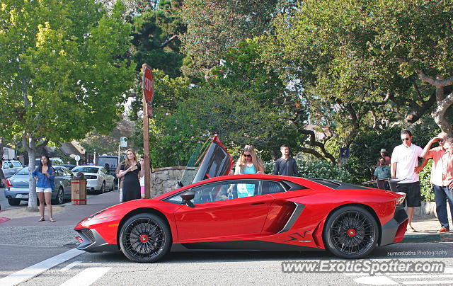 Lamborghini Aventador spotted in Carmel, California