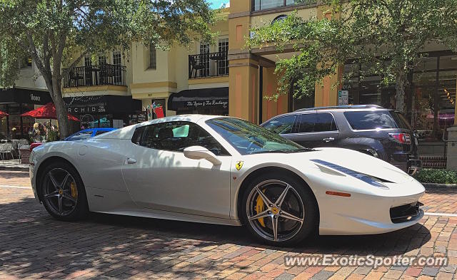 Ferrari 458 Italia spotted in Winter Park, Florida