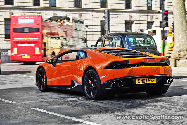 Lamborghini Huracan spotted in London, United Kingdom