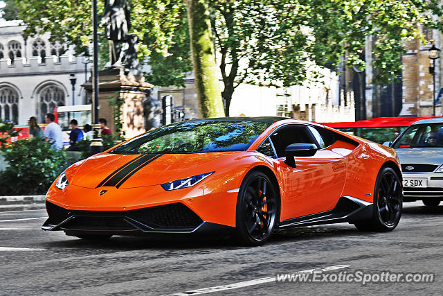 Lamborghini Huracan spotted in London, United Kingdom