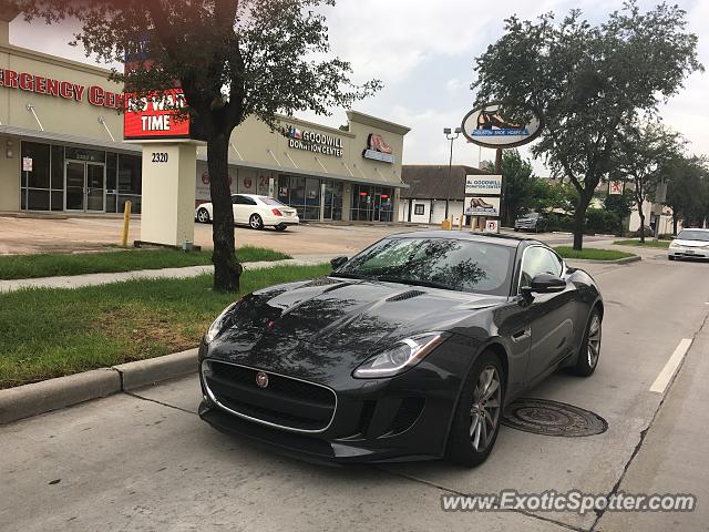 Jaguar F-Type spotted in Houston, Texas