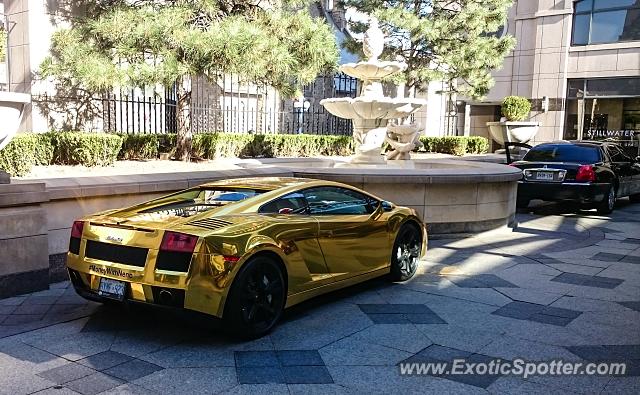 Lamborghini Gallardo spotted in Toronto, Ontario, Canada