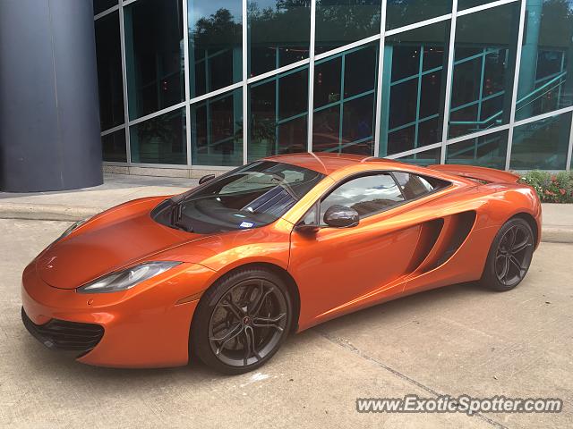 Mclaren MP4-12C spotted in Houston, Texas