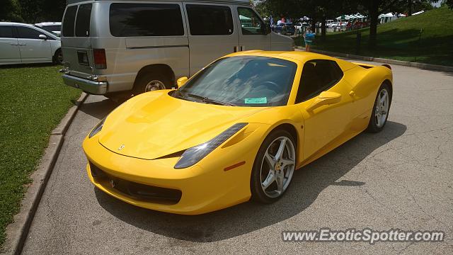 Ferrari 458 Italia spotted in Cincinnati, Ohio