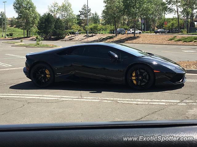 Lamborghini Huracan spotted in Lone Tree, Colorado