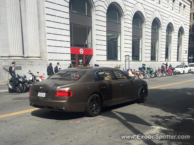 Bentley Flying Spur spotted in San Francisco, United States