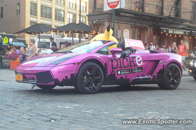 Lamborghini Gallardo spotted in Manhattan, New York