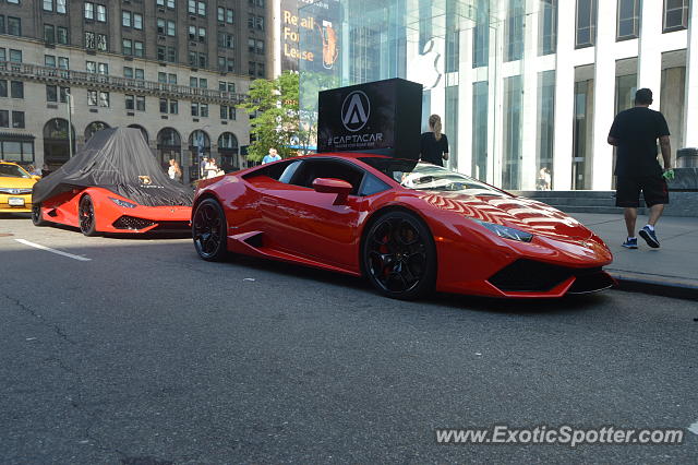 Lamborghini Huracan spotted in Manhattan, New York