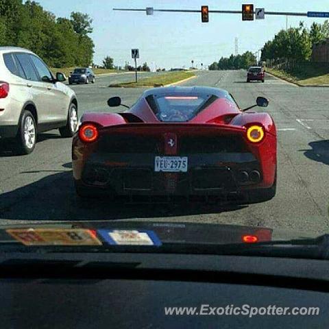 Ferrari LaFerrari spotted in Sterling, Virginia