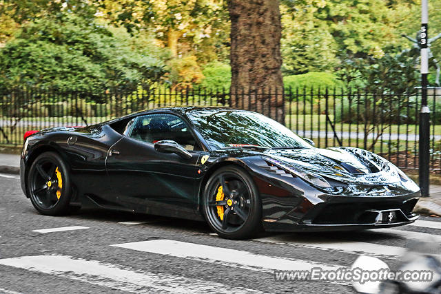 Ferrari 458 Italia spotted in London, United Kingdom