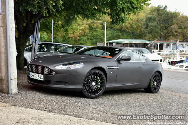 Aston Martin DB9 spotted in Jadranovo, Croatia