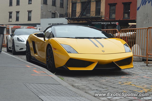 Lamborghini Gallardo spotted in Manhattan, New York