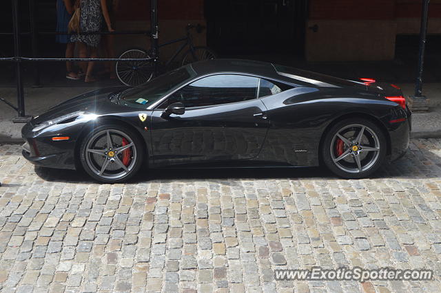 Ferrari 458 Italia spotted in Manhattan, New York