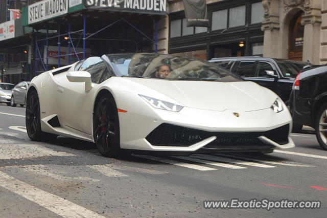 Lamborghini Huracan spotted in Manhattan, New York