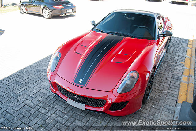 Ferrari 599GTO spotted in Curitiba, Brazil