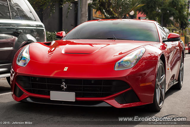 Ferrari F12 spotted in Curitiba, Brazil