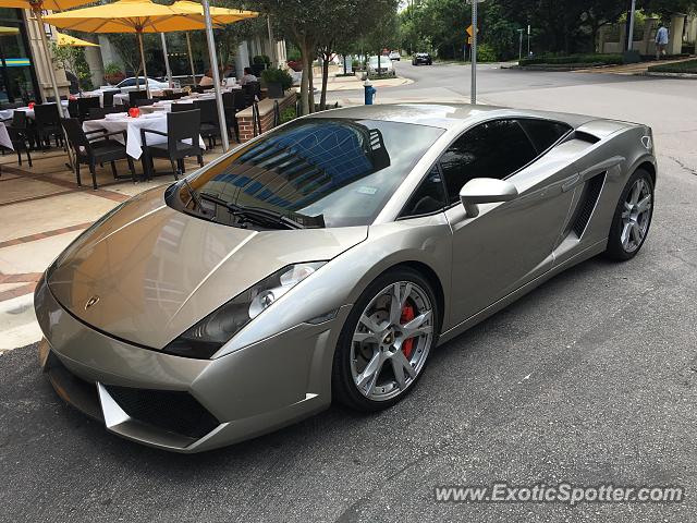 Lamborghini Gallardo spotted in Houston, Texas