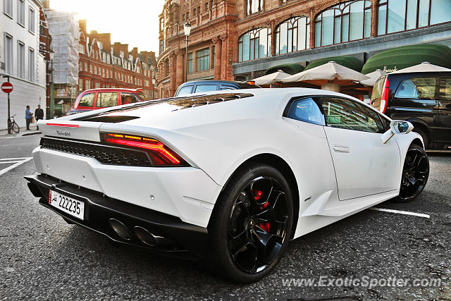 Lamborghini Huracan spotted in London, United Kingdom