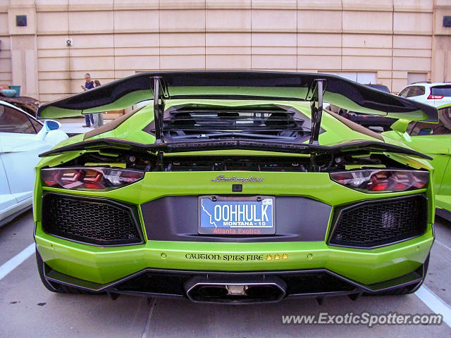 Lamborghini Aventador spotted in Atlanta, Georgia