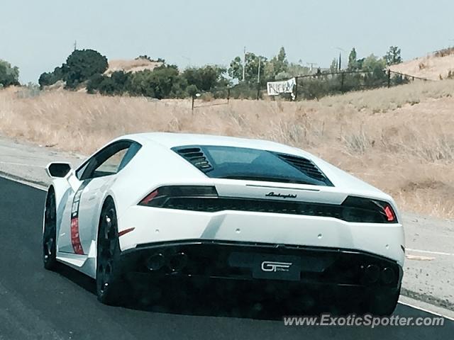 Lamborghini Huracan spotted in San Jose, California