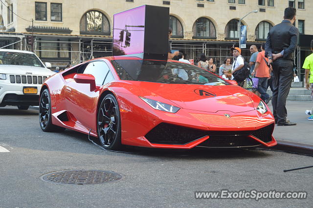 Lamborghini Huracan spotted in Manhattan, New York