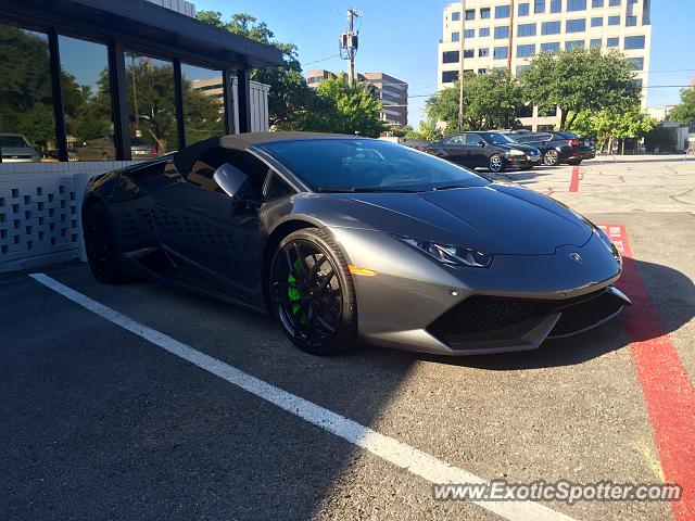 Lamborghini Huracan spotted in Dallas, Texas