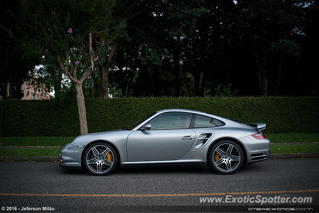 Porsche 911 Turbo spotted in Curitiba, Brazil