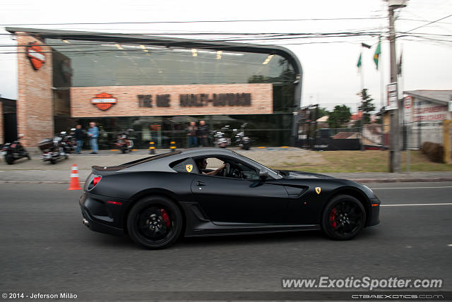 Ferrari 599GTO spotted in Curitiba, Brazil