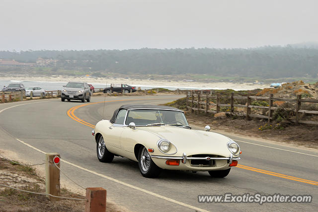 Jaguar E-Type spotted in Pebble Beach, California