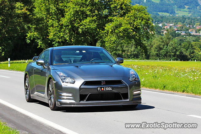 Nissan GT-R spotted in Balzers, Liechtenstein