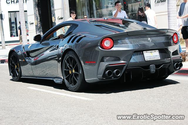 Ferrari F12 spotted in Beverly Hills, California