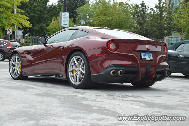 Ferrari F12 spotted in Greenwichh, Connecticut