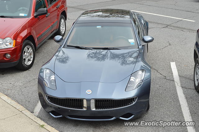 Fisker Karma spotted in Greenwichh, Connecticut