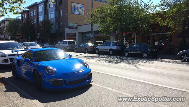 Porsche 911 GT3 spotted in Seattle, Washington