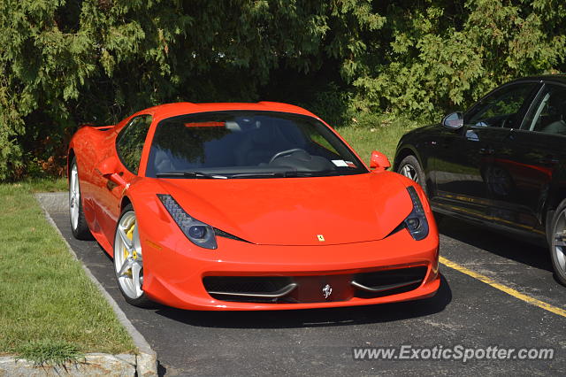 Ferrari 458 Italia spotted in Pittsford, New York