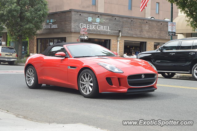 Jaguar F-Type spotted in Summit, New Jersey