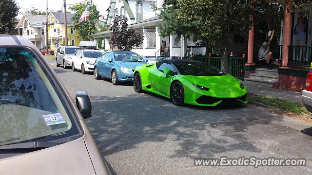 Lamborghini Huracan spotted in Ocean grove, New Jersey