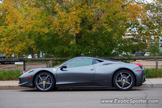 Ferrari 458 Italia spotted in Edmonton, Canada