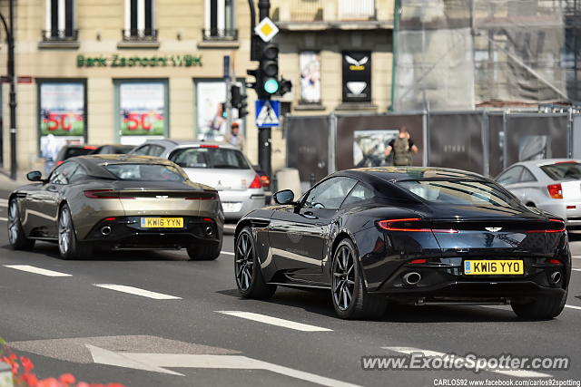 Aston Martin DB11 spotted in Warsaw, Poland