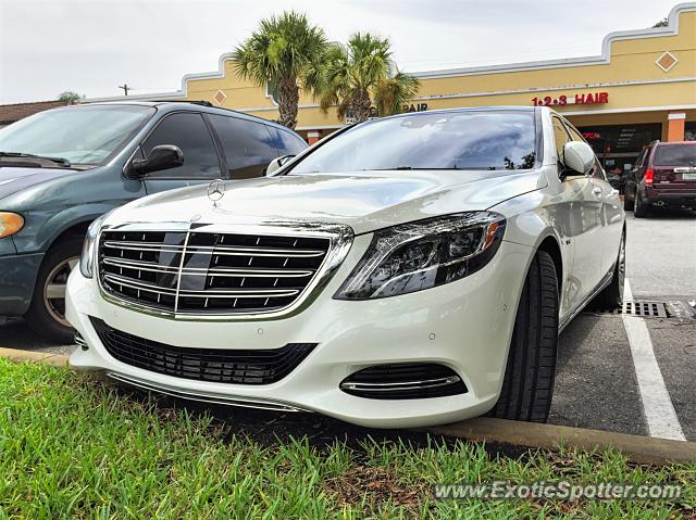 Mercedes Maybach spotted in Jupiter, Florida