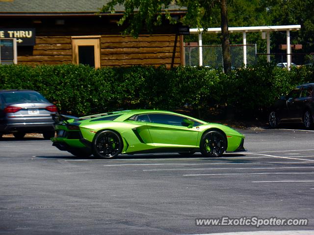 Lamborghini Aventador spotted in Atlanta, Georgia