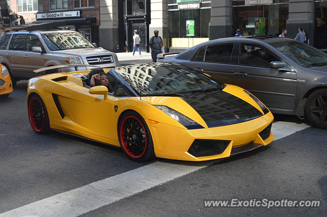 Lamborghini Gallardo spotted in Manhattan, New York