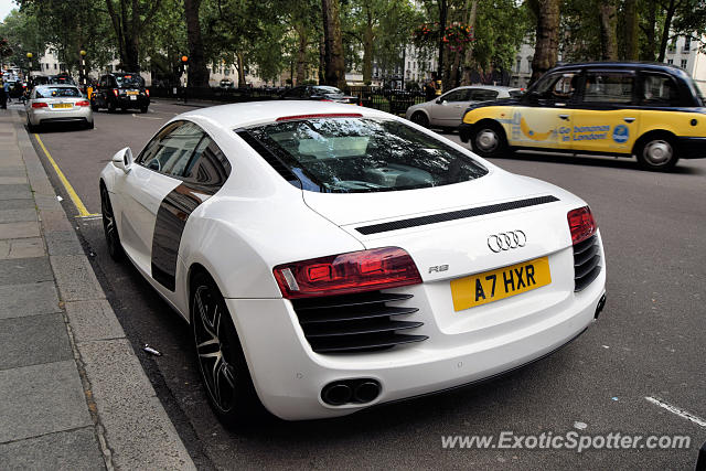 Audi R8 spotted in London, United Kingdom